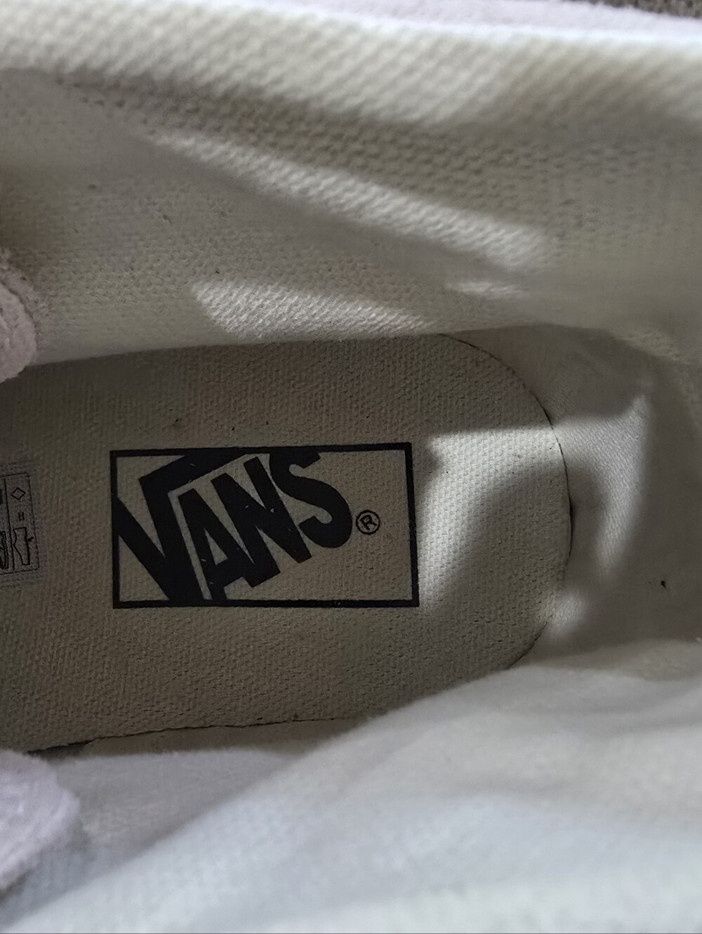Vans Sk8-Hi Tapered Stackform shoes, Suede Shell or  Egret Beige / Pink colorway - Picture 9 of 12